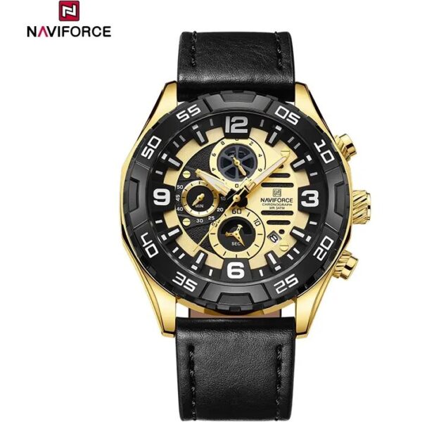 NAVIFORCE NF8043 G/G/B ناوی فورس مردانه چرمی کرنو