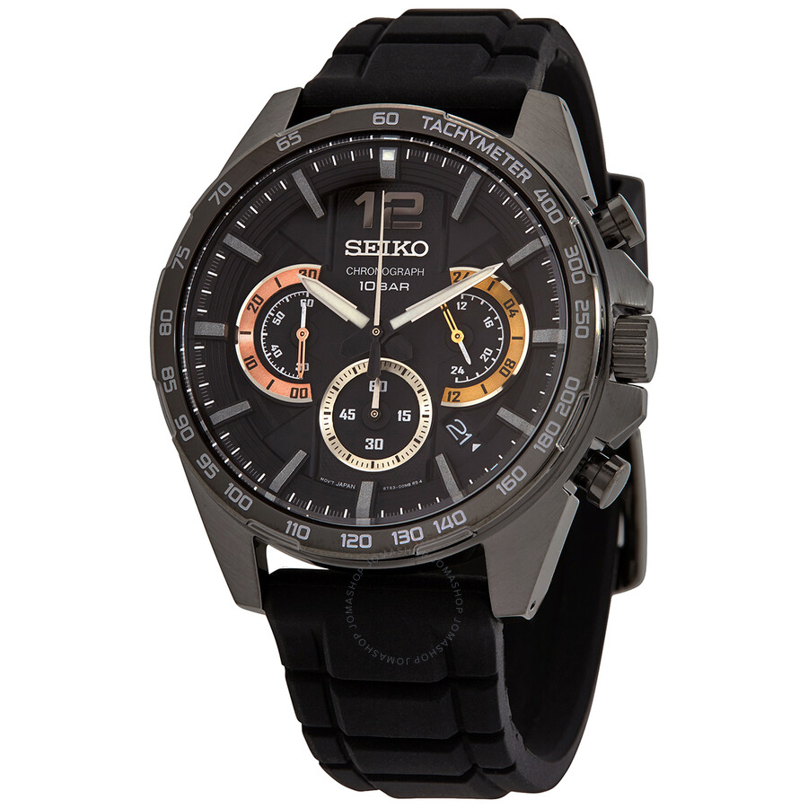 SEIKO SSB349P1 سیکو مردانه کرنوگراف بند سیلیکونی